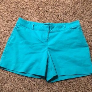 Teal aqua LIMITED brand shorts size 14